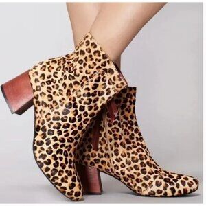 TOMS Leopard Print Ankle Boots